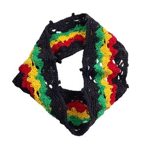 NWT Headband Crochet Handmade Rasta Christmas Stocking Stuffer Christmas Gift